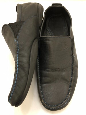 Toschi Italian Leather Loafers Michael Toschi Brando Plain Toe Loafers Black  main image 4
