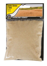 Woodland Scenics FS616 Static Grass 2mm Straw NEW The Field System