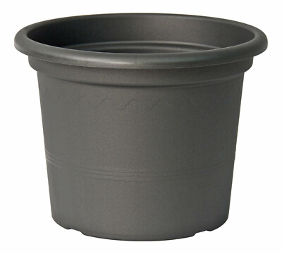 Blumentopf 60 cm rund in anthrazit Blumenkübel Topf Blumentöpfe Töpfe
