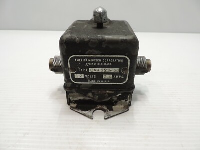 Vintage American Bosch 12 V 2.4 amp Voltage Regulator / Relay - Type EAV 523-50