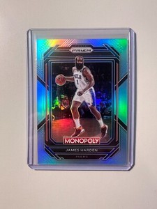 James Harden 2022-23 Panini Prizm Monopoly Light Blue Prizm /199 #68 76ers