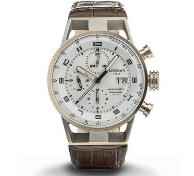 Locman Men's Chronograph Watch Montecristo Steel And Titanium Case Ref. 516 WD