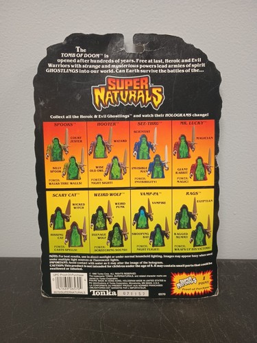 Figura Ghostling Tonka Supernaturals 1986 See-thru Super Naturals de colección - Imagen 4 de 4