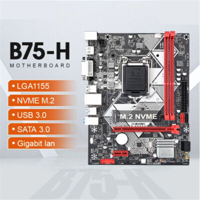B75-H Gaming PC Motherboard LGA 1155 NVME PC Memory