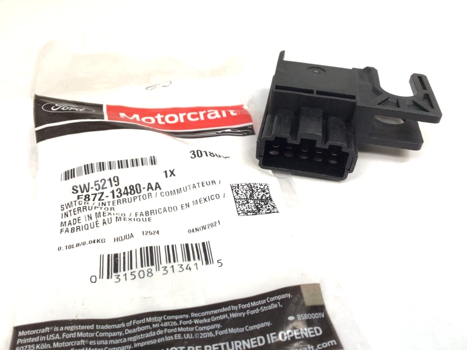 Interruptor de parada de luz de freno trasero derecho Ford Mercury Lincoln nuevo OEM F87Z-13480-AA Foto 3 de 4