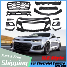 1LE style Front Bumper Cover Set For 2016-2018 Chevrolet Camaro LS LT SS ZL1