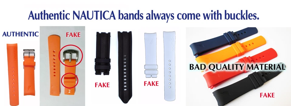 NAUTICA AUTHENTIC BAND/STRAP 22mm N14537G N18638G N16568G N19557G A18669G N14555 - Image 3 of 3