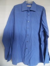 Michael Kors Plaid Button Down Long Sleeve Men's Shirt Sz 17 1/2 34-35