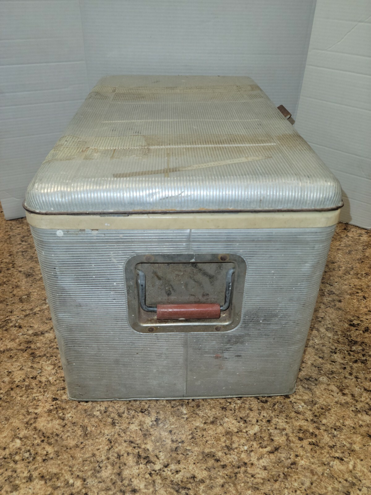 Vintage Thermaster By Poloron Metal Cooler Ice Chest eBay