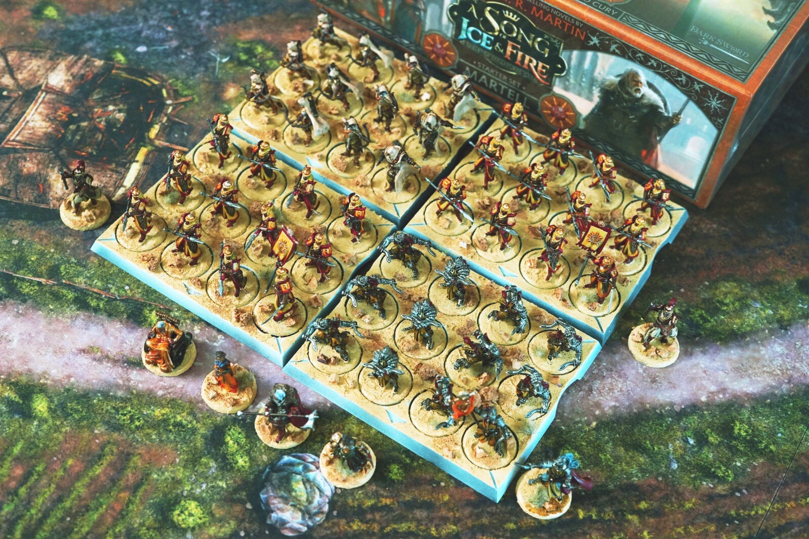 Fully painted ADs ASOIAF Martell Miniature painting commission