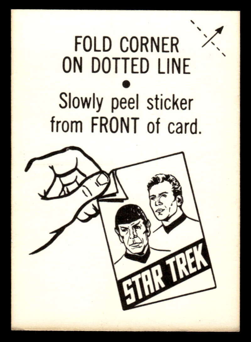 1976 Topps Star Trek Stickers Spock Forever! #21 VG XX2026 | eBay