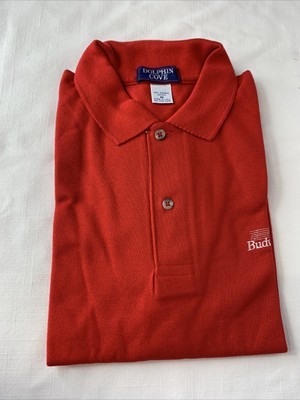 NOS; Vintage Team Budweiser Polo Shirt 