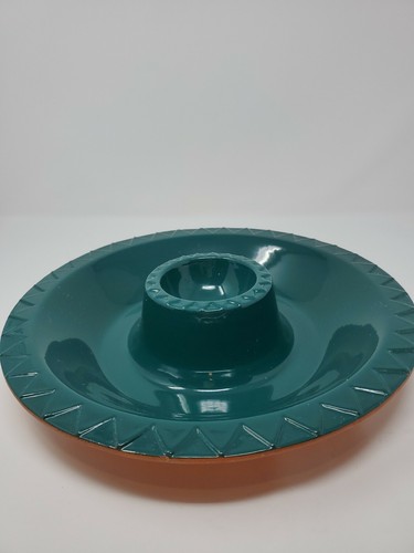 Chip & Dip Serving Bowl by Mexican Fiesta Party Bowl - Green W/Terra Cotta - Picture 3 of 6