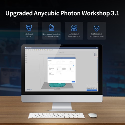 【Refurbished 90%】ANYCUBIC Photon M5s 3D Printer Resin 12K HD Resolution Printing - Zdjęcie 10 z 11