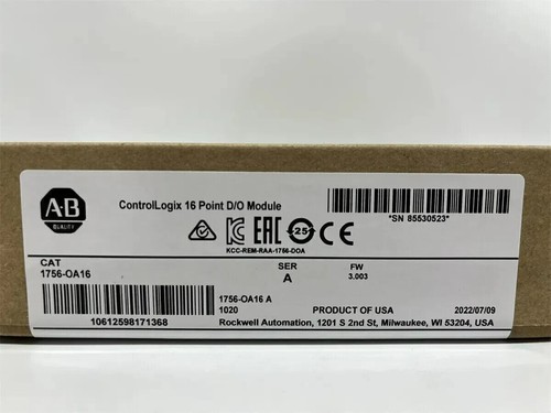 New Factory Sealed AB 1756-OA16 ControlLogix 16 Point D/O Module 1756OA16