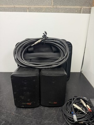 Audix PH5-VS Powered Amplified Speaker High-Quality (Pair) W Accessories + Case
