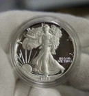 1988 S US Proof Silver Eagle Gem Proof