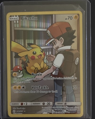 Pikachu (Secret) 241/236 Sm-Cosmic Eclipse Holo