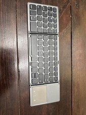 Foldable Bluetooth Keyboard with Touchpad, Ultra Slim Portable Wireless Keyboard