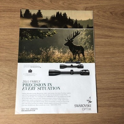 GUNS84 MAGAZIN WERBUNG 12X9 SWAROVSKI OPTIK Z6(i) ZIELFERNROHR
