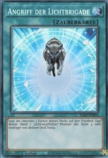 YuGiOh Angriff der Lichtbrigade (V.6) RA02-DE055 Collectors Rare Deutsch NM 1st