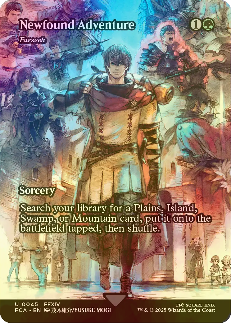 MTG FOIL Newfound Adventure (Full Art ) English | eBay