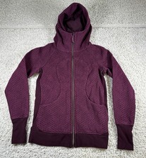 Lululemon Women s Scuba Hoodie III Star Pixel Raspberry Bordeaux Drama Sz 6