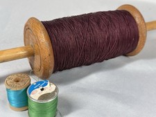 Vintage 16" Wooden Kite String Winder Spool Spindle/J P , Belding Spools
