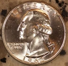 1962 D Silver Washington Quarter CHOICE BU STK (1 Coin) From OBW Rolls