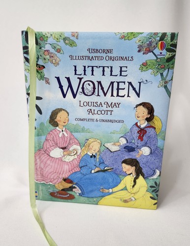 Little Women Usborne Illustrated Originals Padded Hardcover Book Ribbon Bookmark
