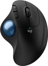 Logitech - ERGO M575 S Wireless Ergonomic Trackball Mouse - Wireless - Black