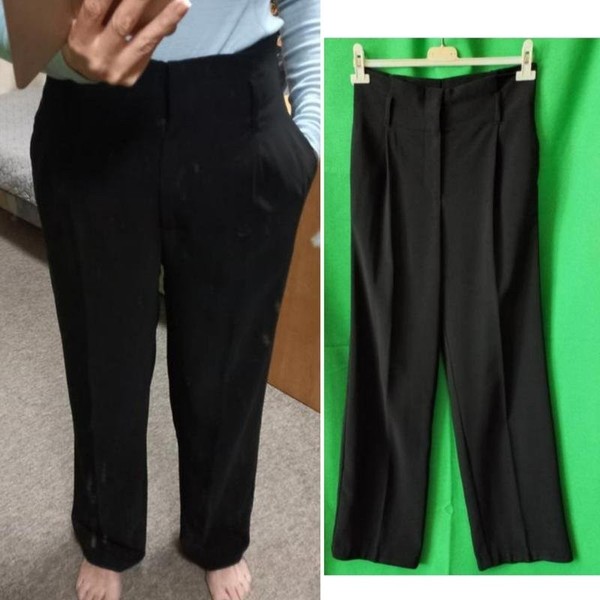 Women Sandro Ferrone Trousers Black Viscose 36 / S