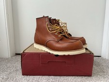 Red Wing 875 Classic Moc Toe Good Year Welted Leather Boots Oro Legacy UK10 D