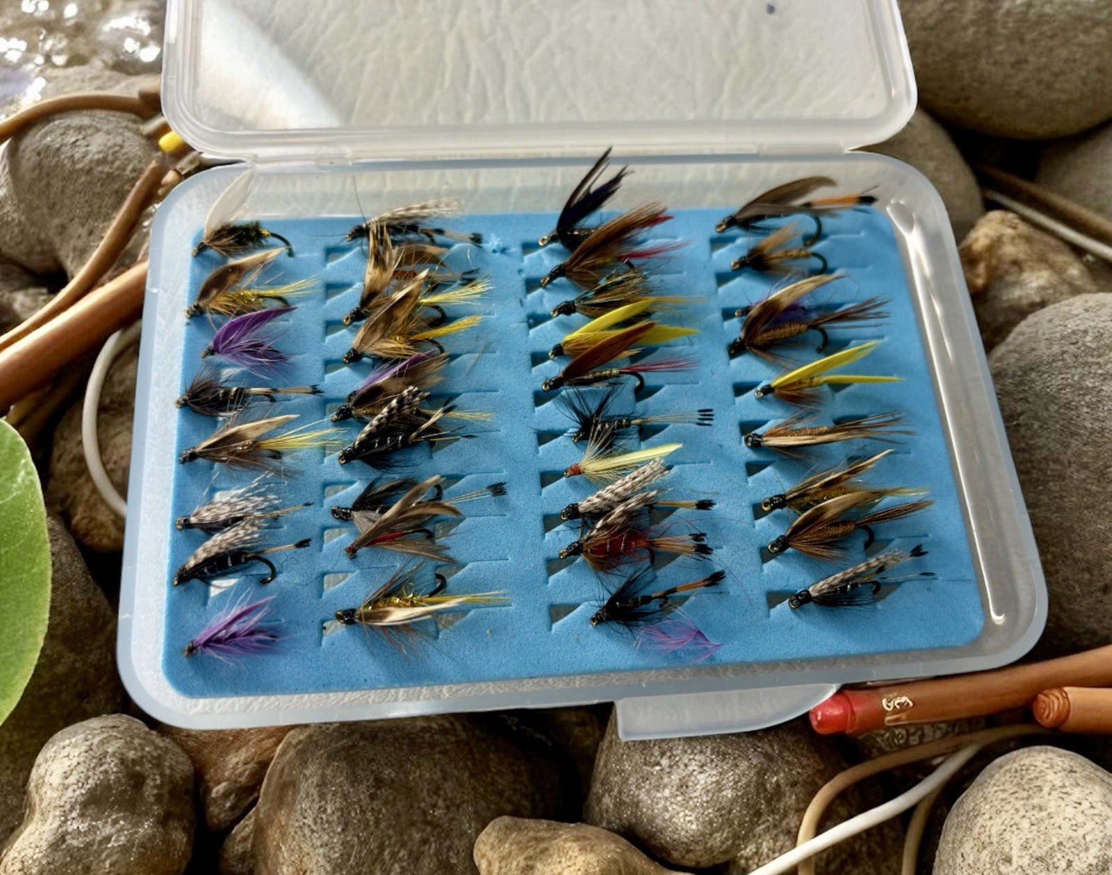 River Trout Flies 40+ Boxed Flies The Ultimate Collection - Various Patterns