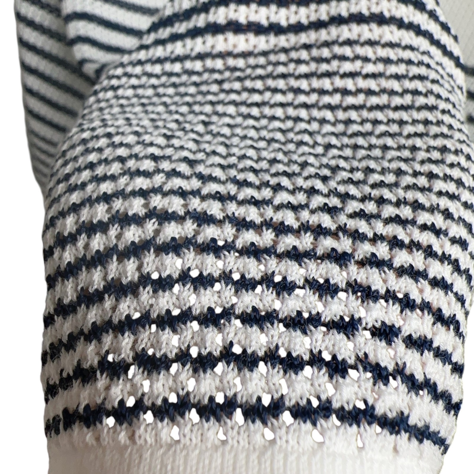 rag & bone t shirt Daisy Striped Short-Sleeve Sweater size L  RRP £275 image 6