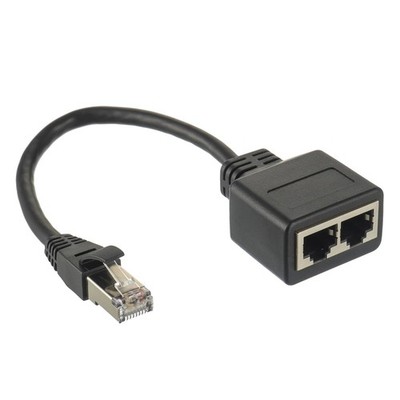 Ethernet Splitter Adapter LAN LAN Netzwerk Kabel Cat5 Cat5e Cat6 Cat7 1 