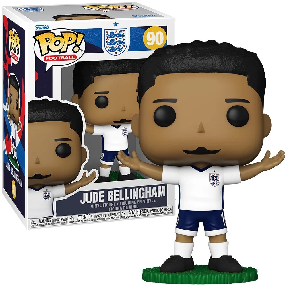 WORLD CUP 2026 ENGLAND JUDE BELLINGHAM 3.75"" POP FOOTBALL VINYL FIGURE FUNKO 90