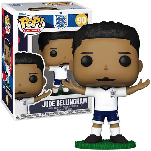 WORLD CUP 2026 ENGLAND JUDE BELLINGHAM 3.75" POP FOOTBALL VINYL FIGURE FUNKO 90