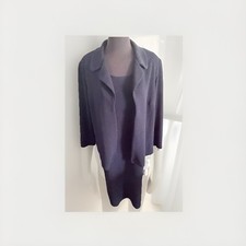Jessica Howard Woman 2 Piece Black Jacket  Dress Set Women's Size 18 Petite