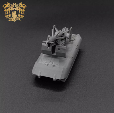 3D Printed 1/144 Germany  E-100 Rheintocher Tank Unpainted Model