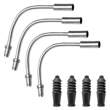 Bike V Brake Noodle Cable Guide Set, with 4 Pcs Bicycle Brake Cable Guide Pip...