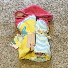 Pottery Barn Kids Cotton Hooded Bath Towel Mermaid NWT