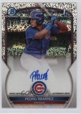 2023 Bowman Chrome Prospect Speckle Refractor 263/299 Pedro Ramirez Auto