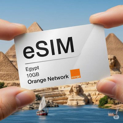 Egypt 10GB 4G LTE eSIM: High-Speed Travel Data Roaming 30 days [ESIM]