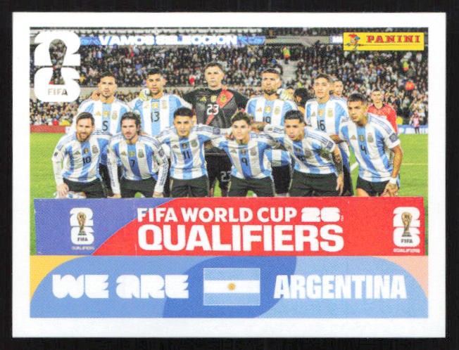 Team Photo 2026 FIFA World Cup Sticker #ARG13 Argentina Y70