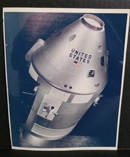 Original 8x10 Photo Apollo Command And Service Module NASA Kodak