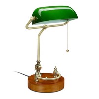 Bankerlampe Schreibtischlampe Bibliothekslampe Nostalgische Tischlampe Neigbar