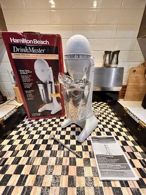 New Hamilton Beach DrinkMaster 727W Classic Drink Mixer Milkshake Maker w/Box