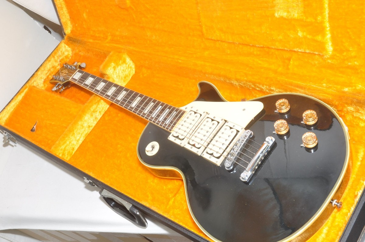 ギター 1978 Gibson Les Paul custom greco Greco Les Paul Custom Black (1978) - Used