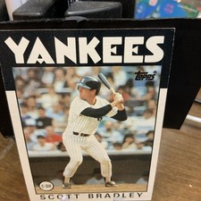1986 Topps #481 Scott Bradley New York Yankees baseball card